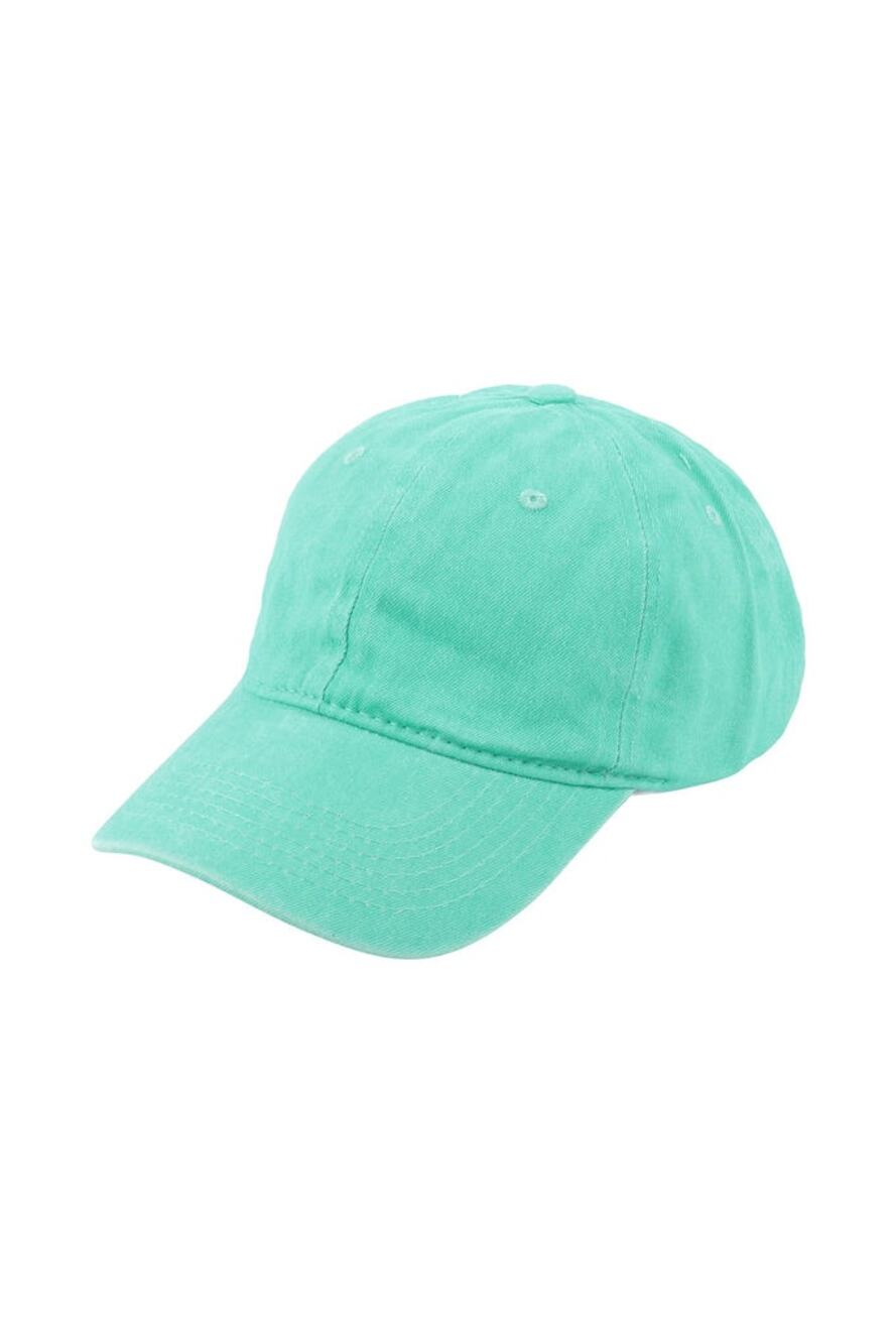 Acid Washed Baseball Cap - Teal   - 100% Cotton - Adjustable NWT